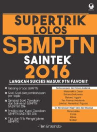 Image of Supertrik Lolos SBMPTN Saintek 2016